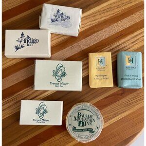 7 Vintage Hotel Soap Bars Indigo Inn Balsam Mountain Holiday Collection Travel